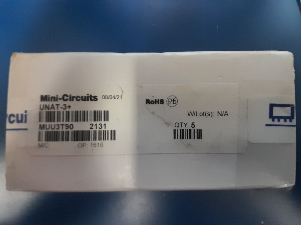 MINI-CURCUITS UNAT-3+ Attenuators - Interconnects FXD ATTEN / N / RoHS