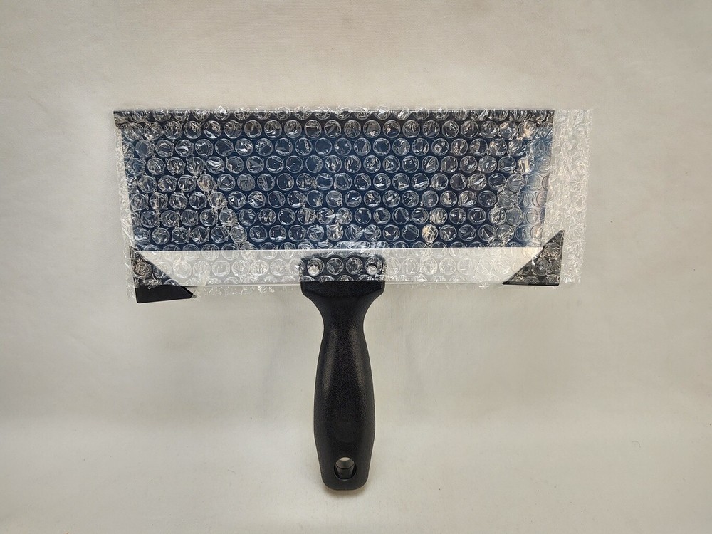 Amazon Basics 10" Blue Steel Tape Knife, with Solid Handle and Soft Grip