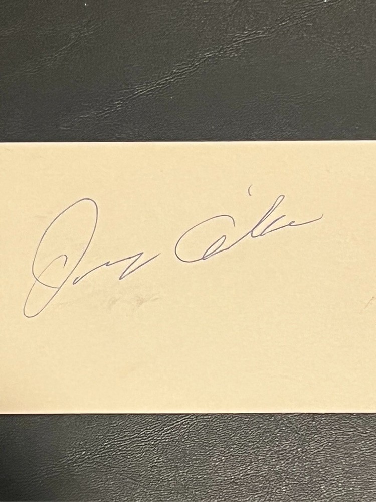 Danny Aiello Hand Signed Cut Index Card 3x5