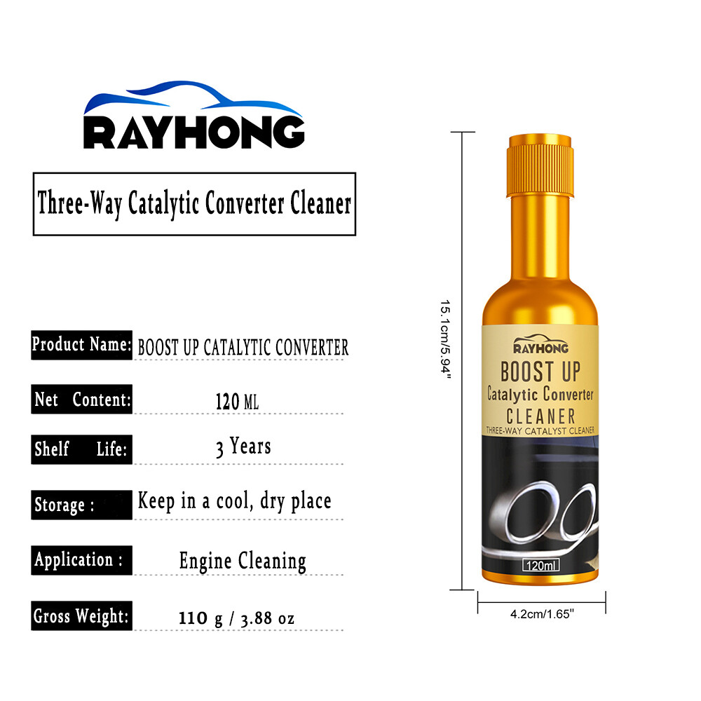 Catalytic Converter Cleaner Engine & Exhaust System Carbon Removal Additive