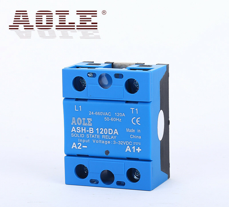 120A 660V high voltage single phase AC solid state relay ASH-B 120DA DC-AC