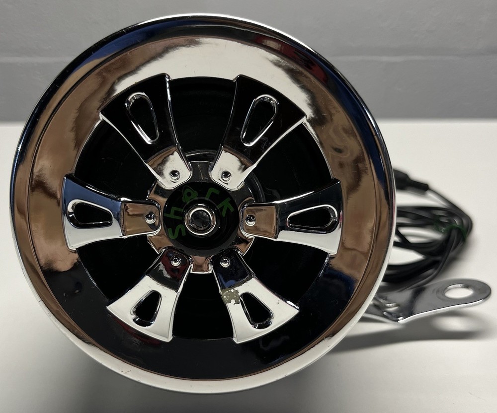 Shark Motorcycle Audio System Speaker Chrome