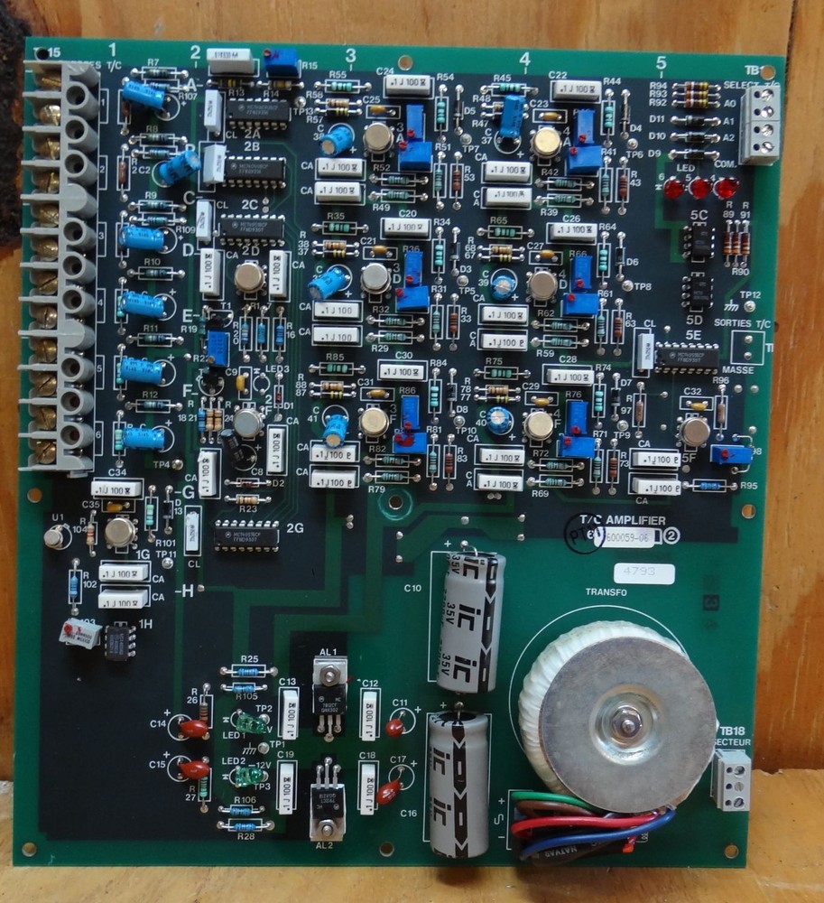 SVG T/C AMPLIFIER BOARD 600059-06 6 INPUT