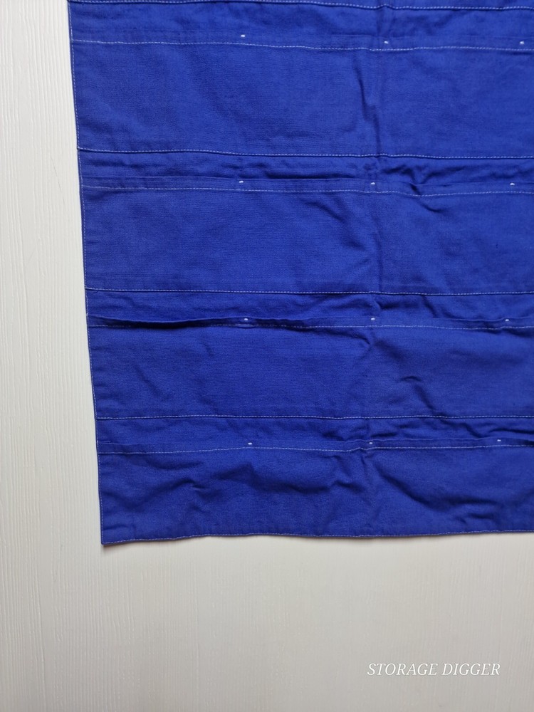 PJG Pocket Peeper Accessory Organizer Kids Navy Blue Wall Hanging Rectangular