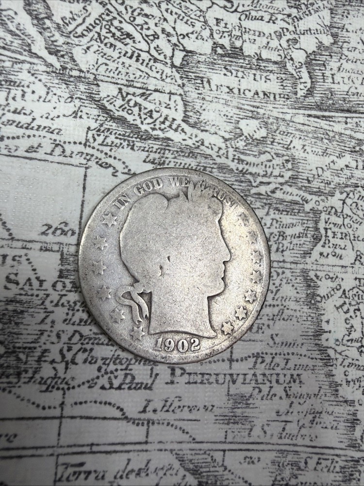 1902 Barber Half Silver - AG - BH3
