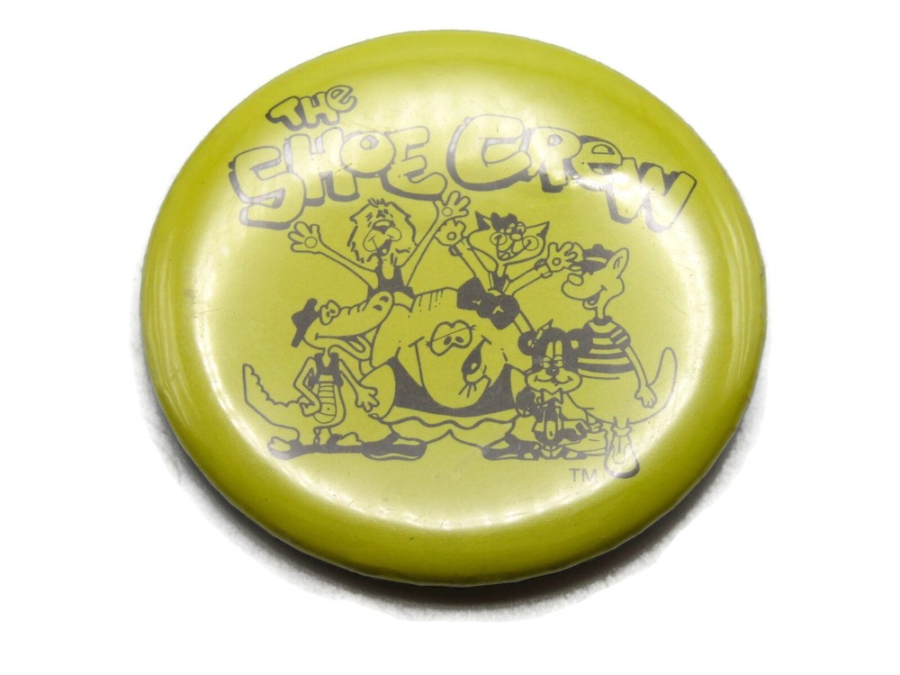 The Shoe Crew Button Yellow & Black
