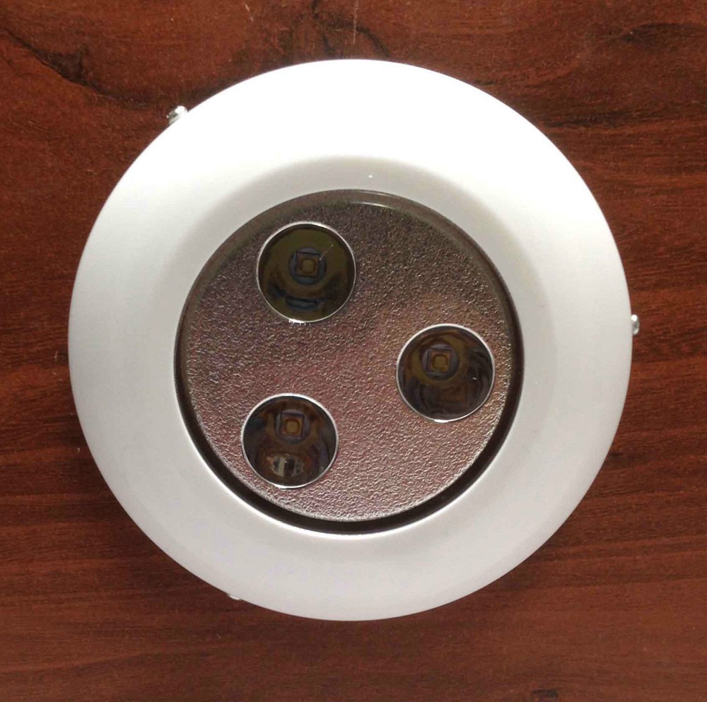 Ultra Bright Cool White LED Marine Polymer Underwater Light Surface Mount