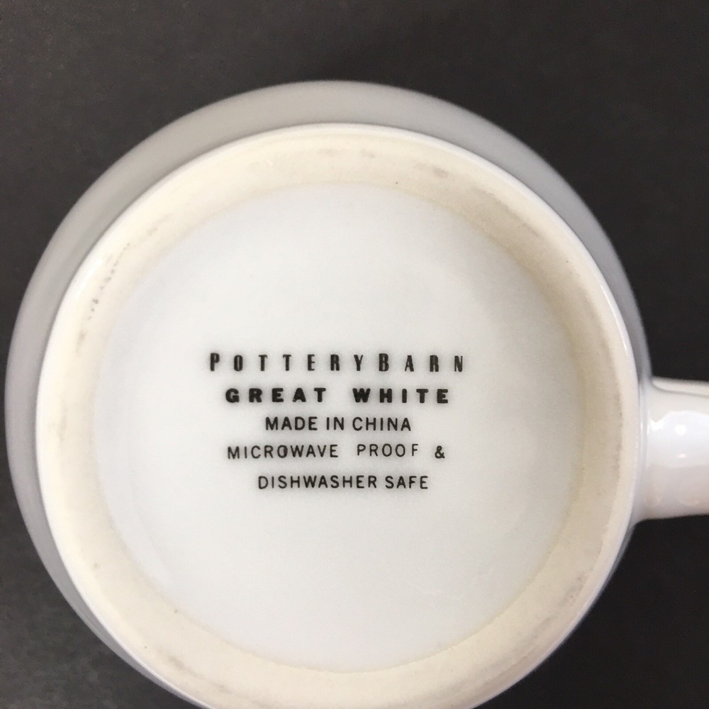 Pottery Barn Great White Creamer Gravy Syrup Server