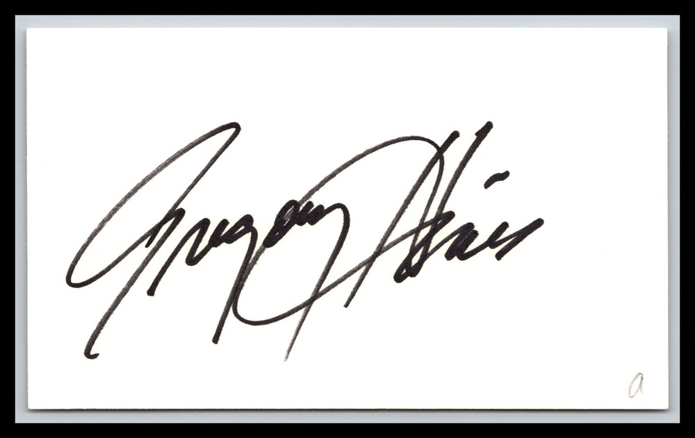 Gregory Hines - Actor - 3x5 Card - Signed / Autograph (a)