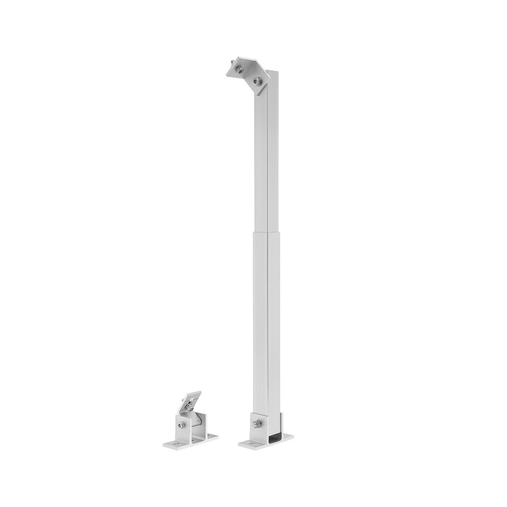 2-Pair Adjustable Solar Panel Mounting Brackets for RVs, Rooftops & Floors