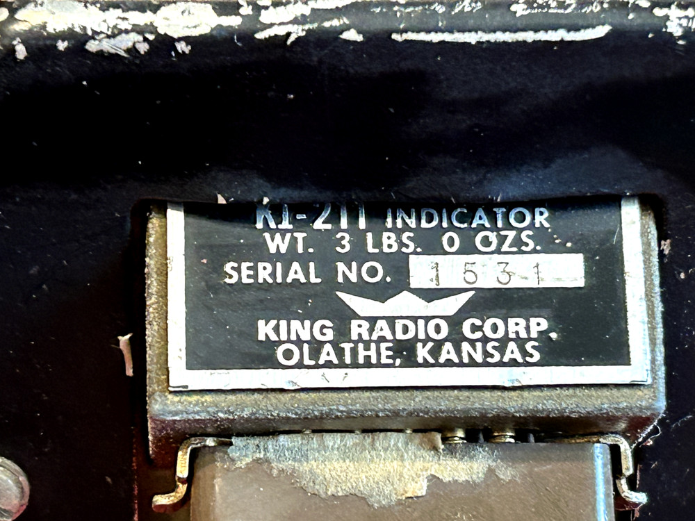 KING KI 211 NAV INDICATOR