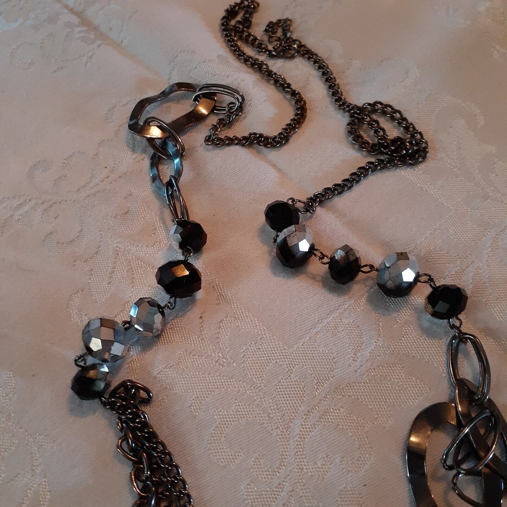 Beading And Chain ID Holder 24" Long