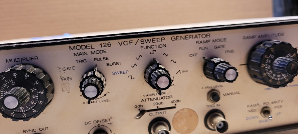 Exact Electronics Model 126 VCF Sweep Signal Generator