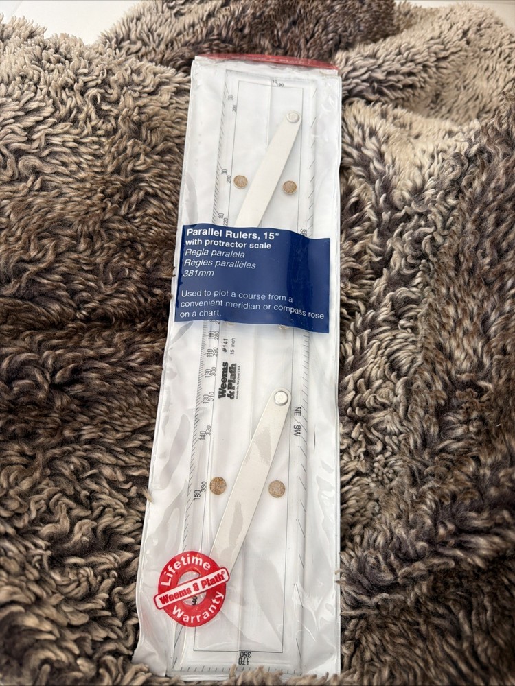 Weems & Plath Marine Navigation Parallel Ruler 15”