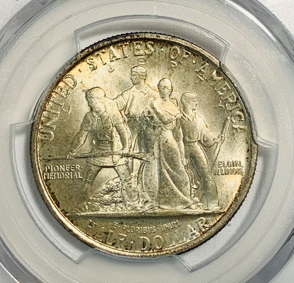 1936 MS67 PCGS Elgin Commemorative Silver Half Dollar Sharp Original Classic