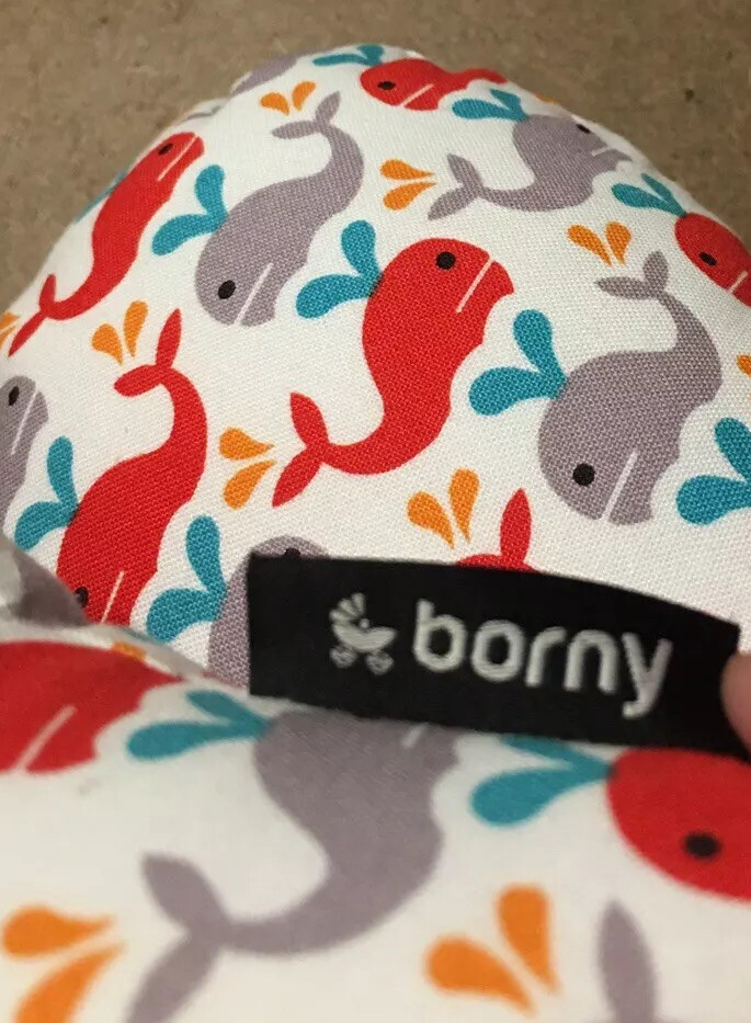 BORNY Butterfly Pillow, Stroller Pillow, Cervical Vertebrae Protection EUC!