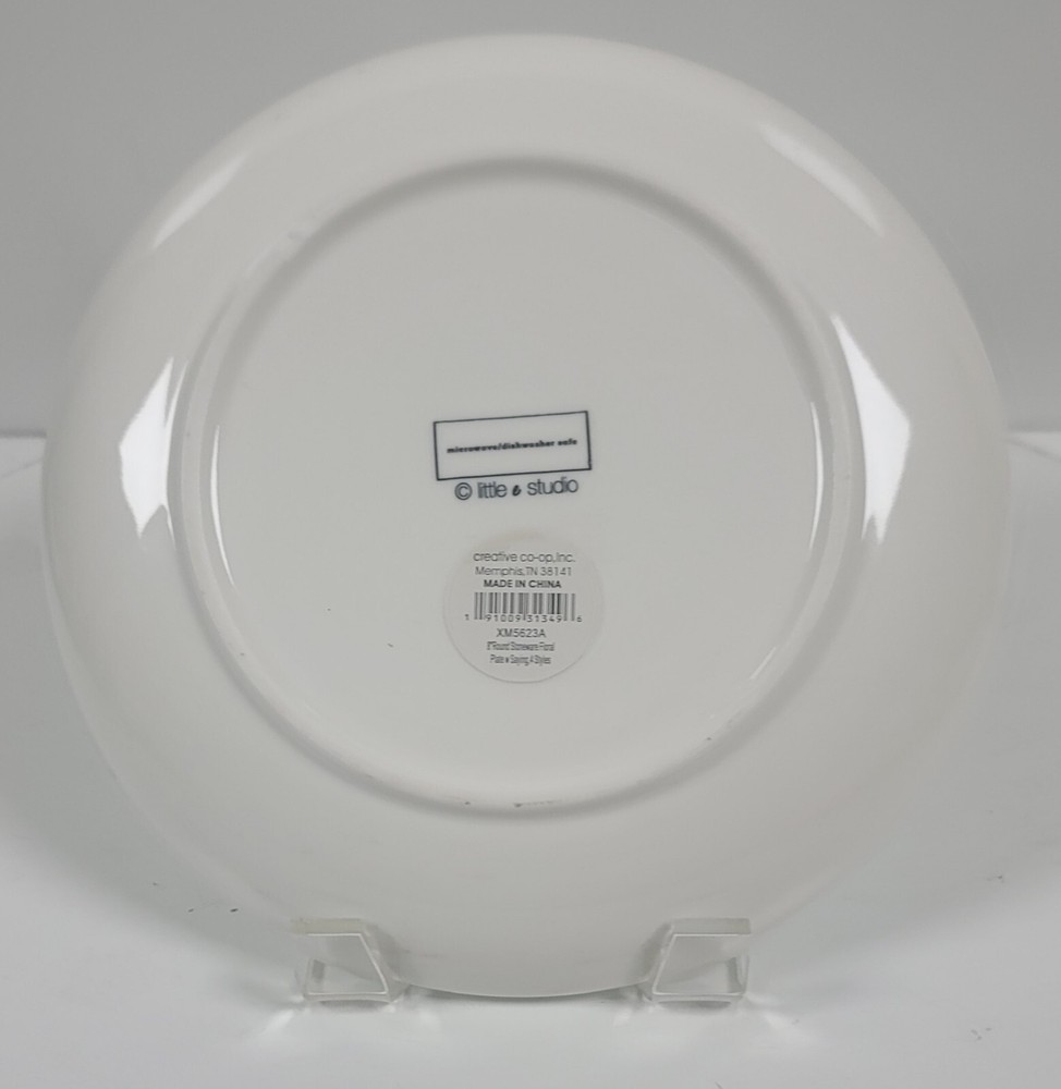 Little Studio Stoneware Plate ~ Noel ~ 8" Round