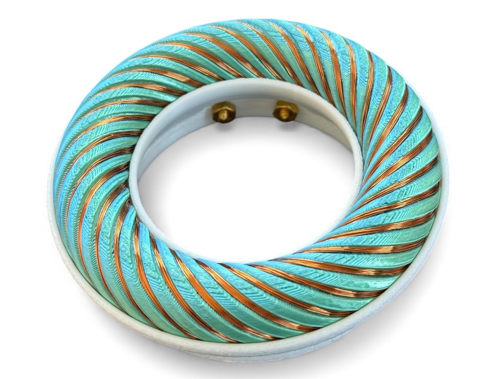 Rodin coil Scalar Wave toroidal field generator module