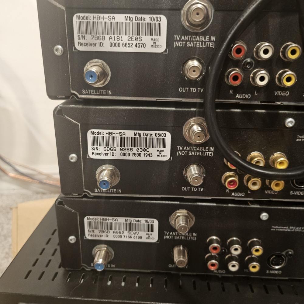 Dish Network Receiver Bundle Lot Various Models 6pc