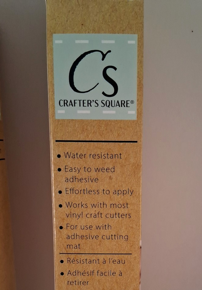 Crafter's Square Solid Red Vinyl Adhesive Paper 12"x48" s#13