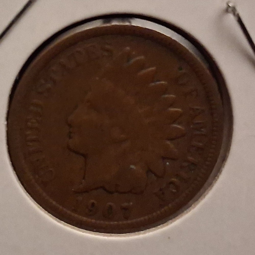 1907 1C BN Indian Cent