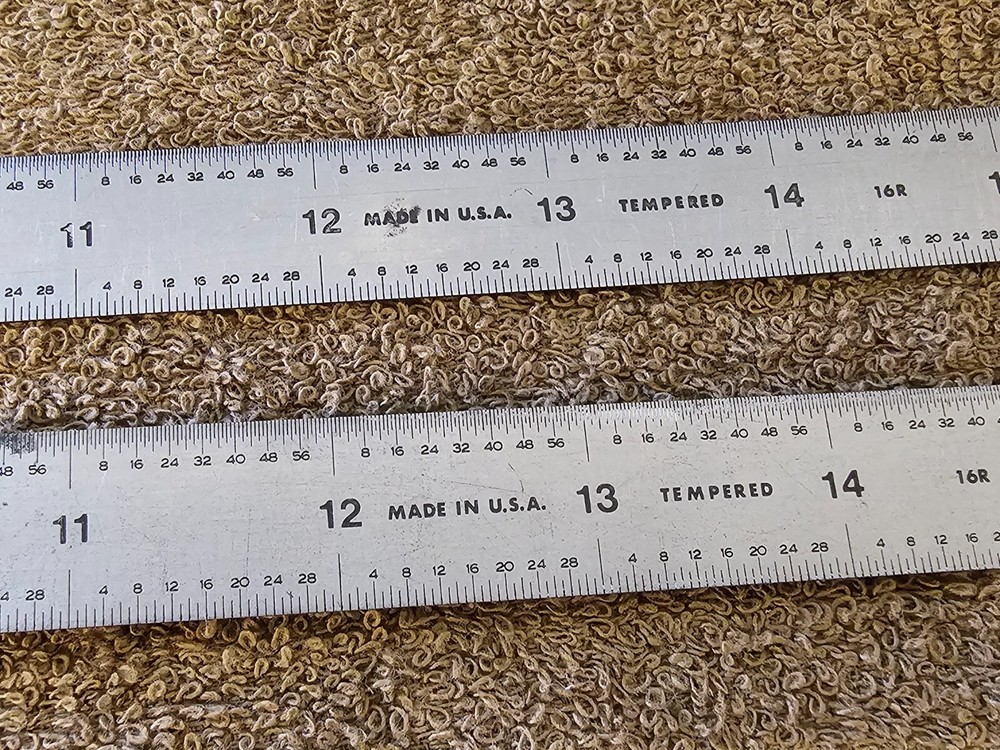 2 Pec 24" 16R Double Sided Drafting Spring Ruler Rule 32 64 100 50ths
