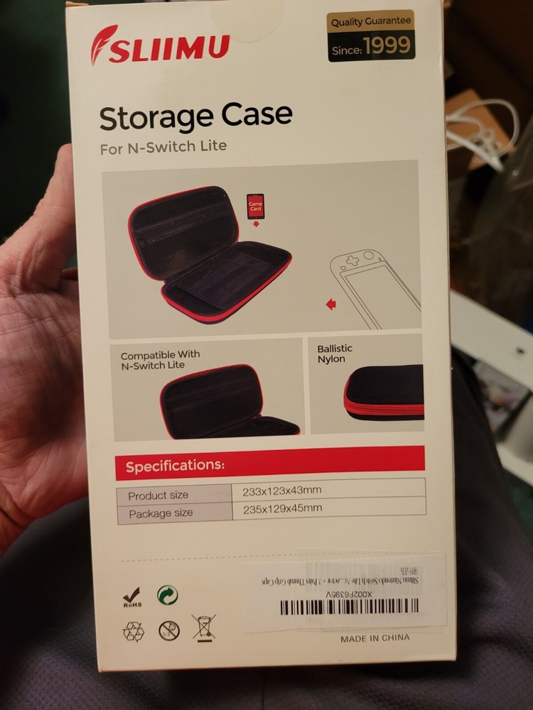 Sliimu Storage Case For Nintendo SWITCH lite