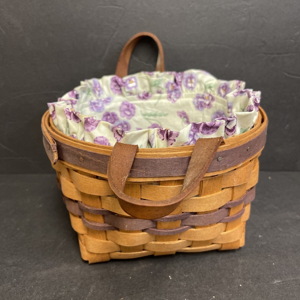 Longaberger 1997 Floral Basket