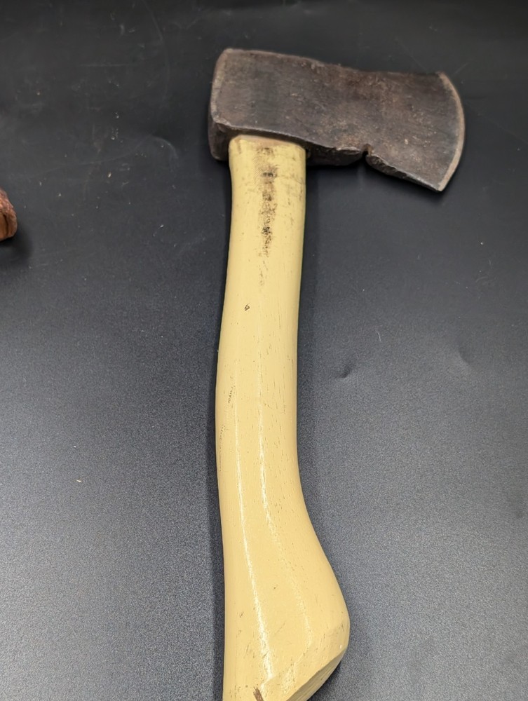 Vtg Boy Scout Hatchet Yellow Handle