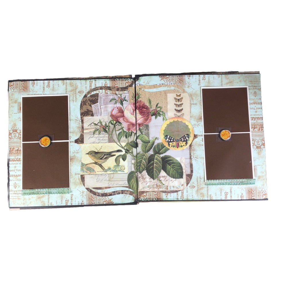 Basic Grey Curio Scrapbook 20 Layout Pages + Extras