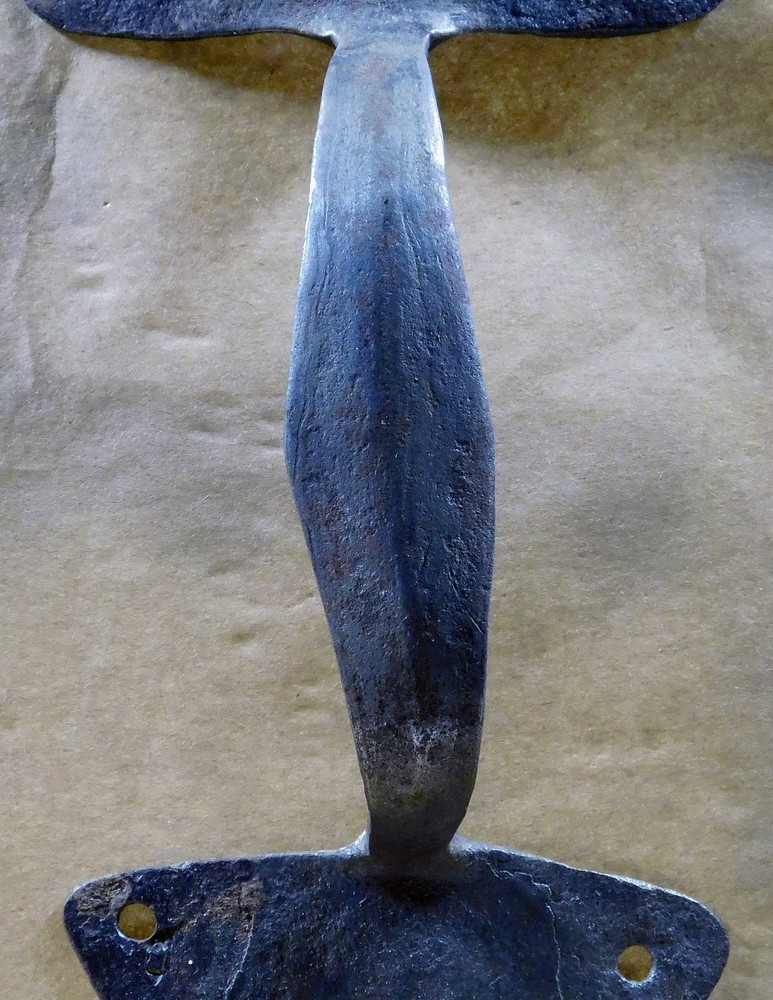 Period Wrought Iron Thumb Latch Dated 1771