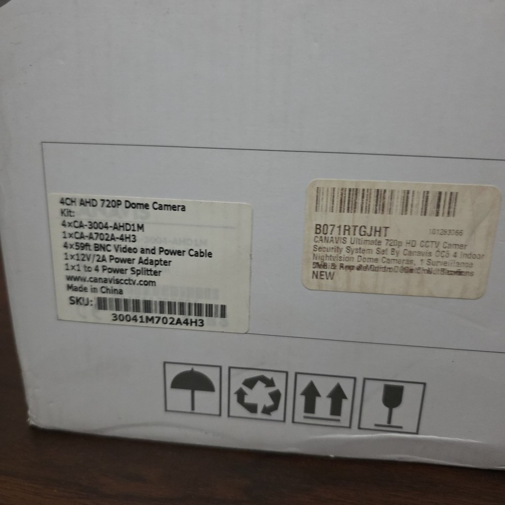 Canavis Security System Camera Set Ultimate 720P Cctv Dome