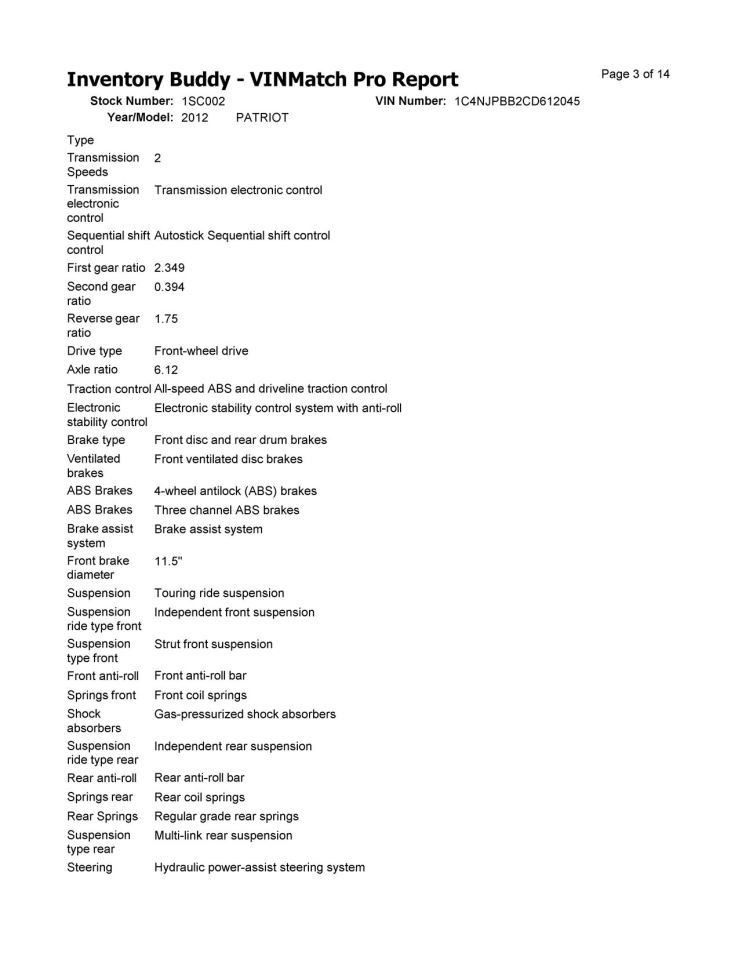 Engine ECM Electronic Control Module Fits 12 COMPASS 104967915