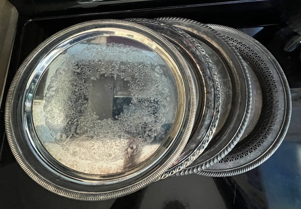 William Roger’s, Oneida & 2 Others Silverplate Trays