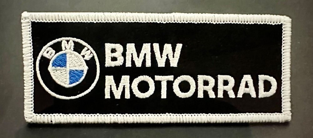 FABULOUS "BMW MOTORRAD" EMBROIDERED IRON-ON PATCH...