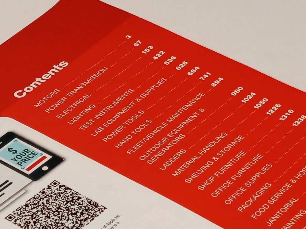 Grainger Reference Guide No. 410 Catalog, Hard Copy, 2900+ Pages, 2019/2020
