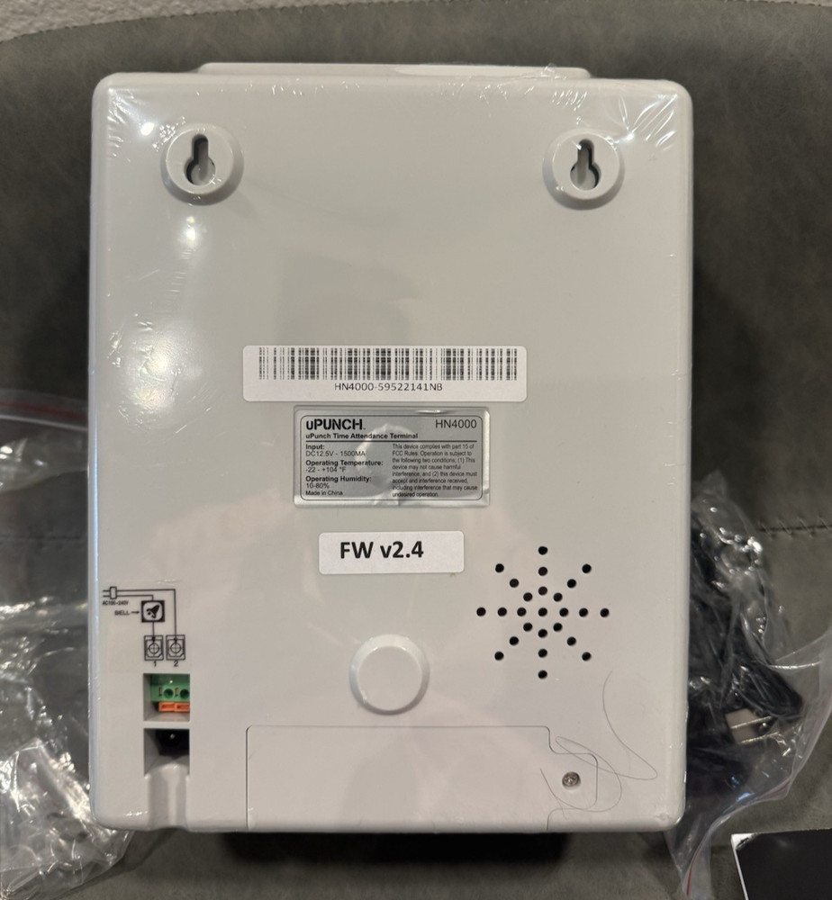 UPunch Electronic Time Clock w/Accessories HN4000