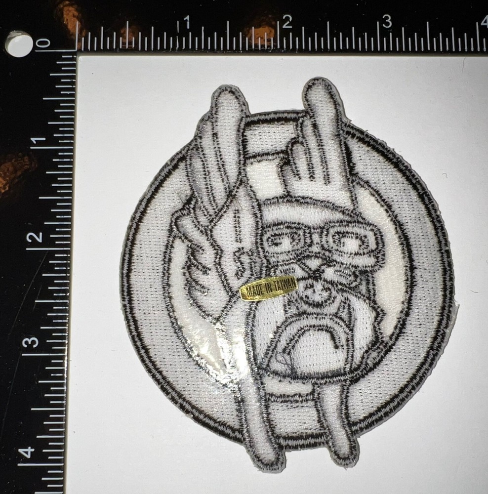 USAF US Air Force Black & White 345th Fighter Squadron Patch