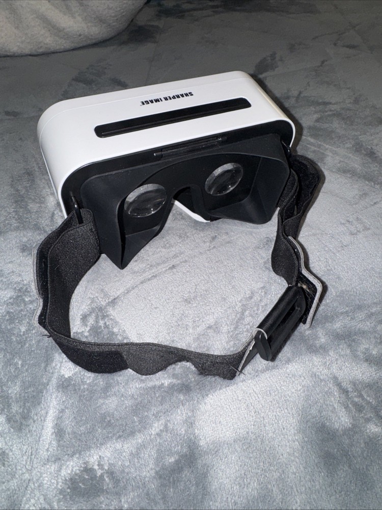 Sharper Image VR Viewer Headset Virtual Reality Glasses Goggles White Black