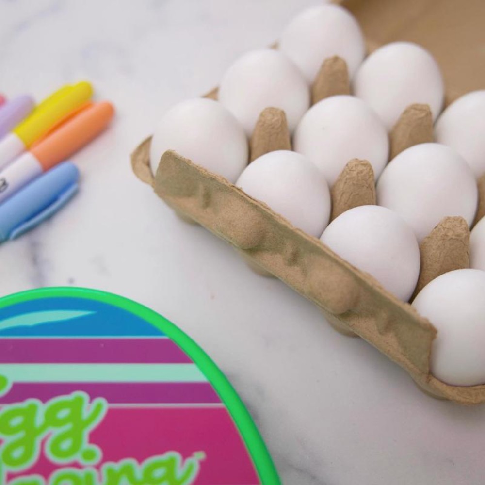 Eggmazing Easter Eggs Wooden 12 pc