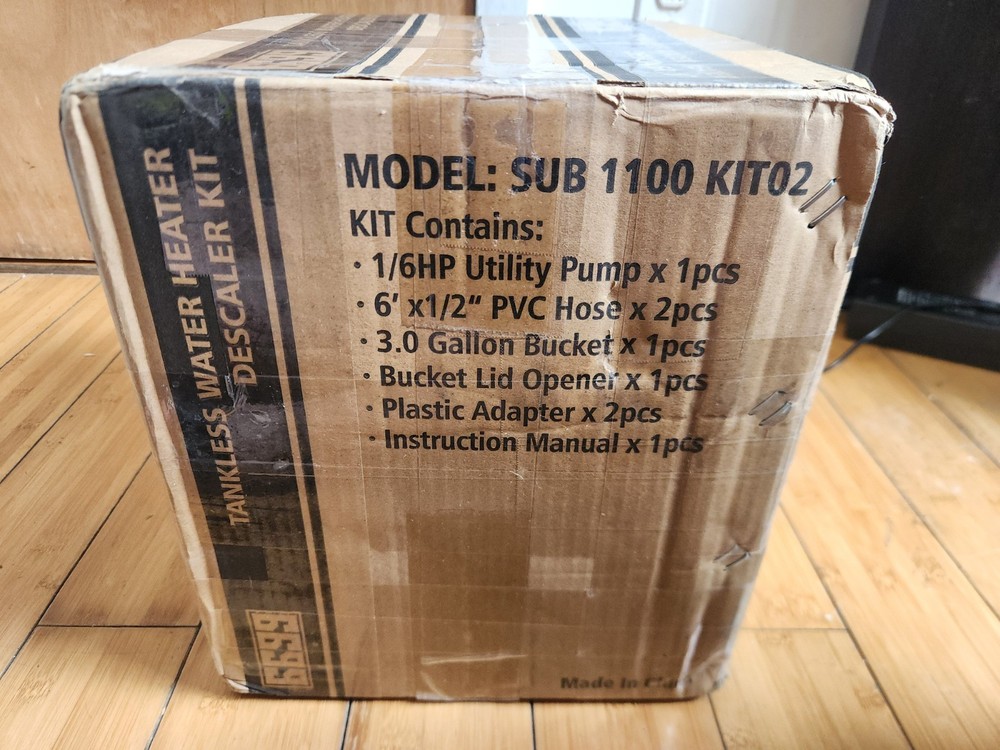 6699 Tankless Water Heater Descaler Kit (Model: SUB 1100 KIT02)