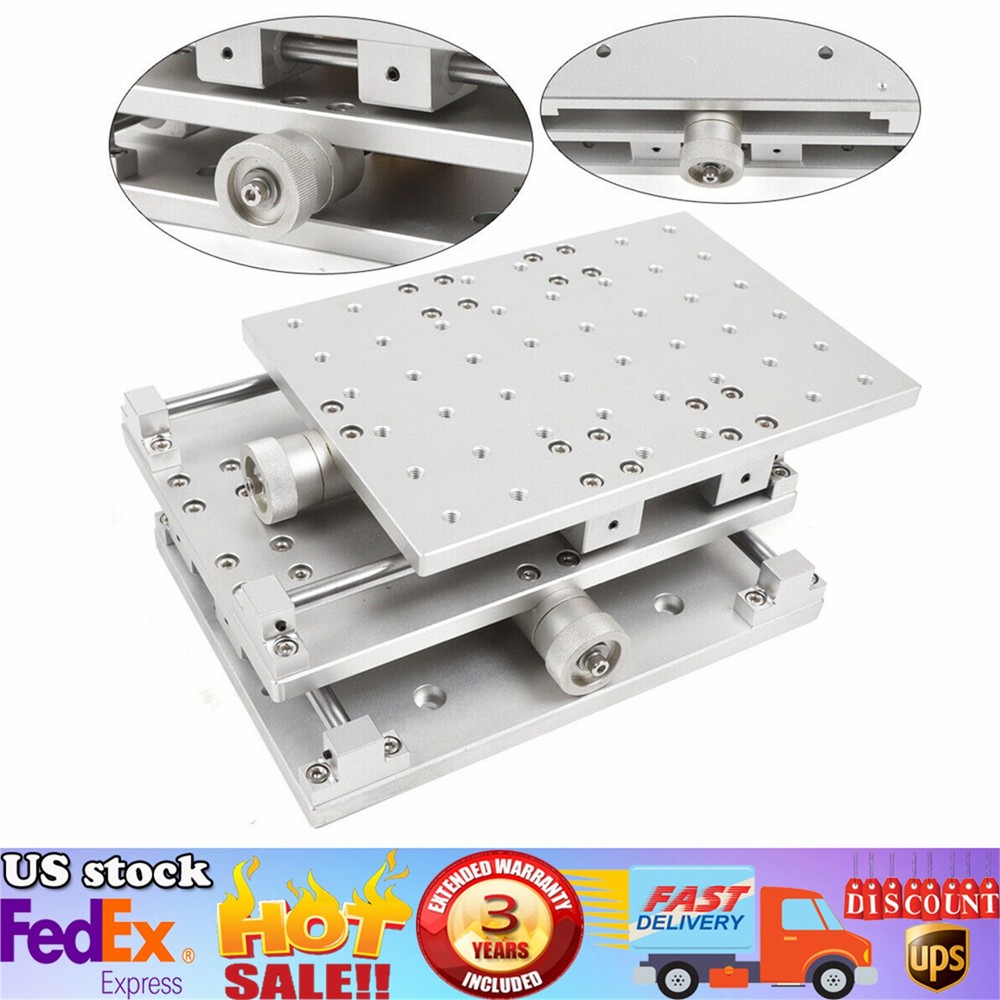 XY Axis 2 Axis Positioning Work Table Laser Marking Machine Adjustable Workbench