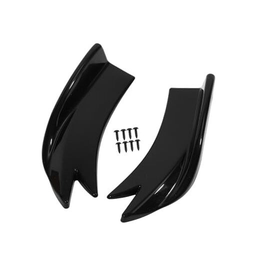 1 Pair Car Universal Rear Bumper Lip Diffuser Splitter Canard Protector Body