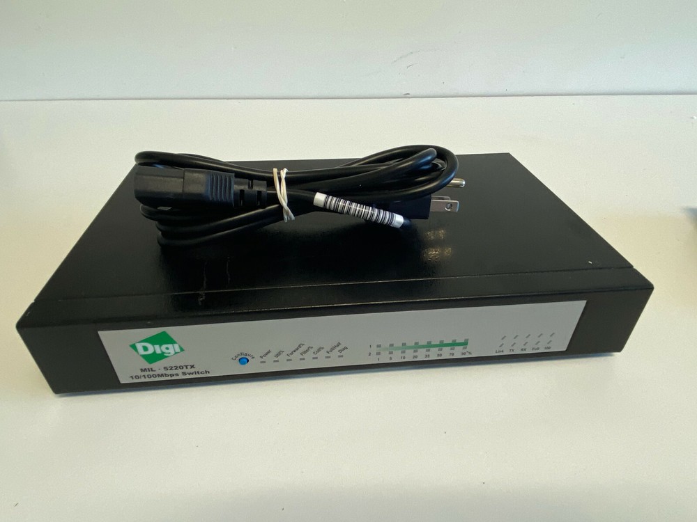 Shelf1: DIGI MIL-5220TX 10/100MBPS SWITCH