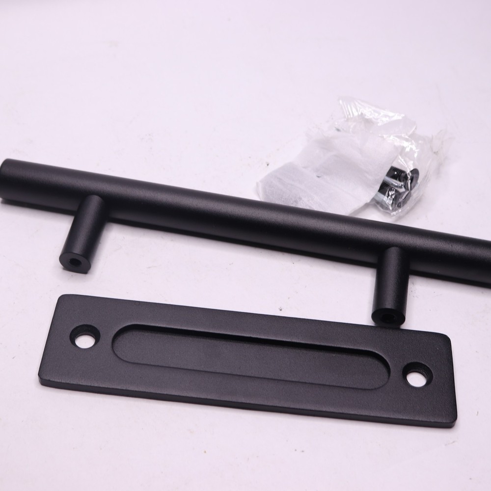 Winsoon Sliding Barn Door Handle Pull and Flush Hardware Set GCM4987N