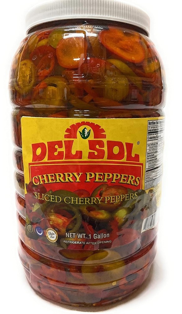 Del Sol - Sliced Cherry Peppers 1 Gallon