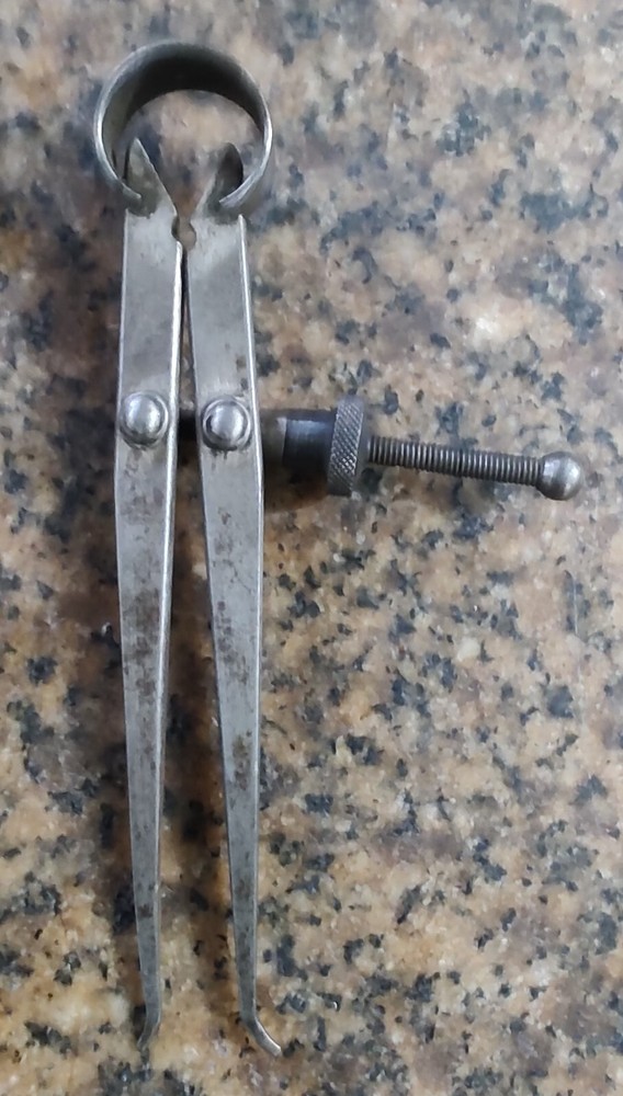 🗽 VINTAGE 4" ID CALIPER WITH QUICK NUT