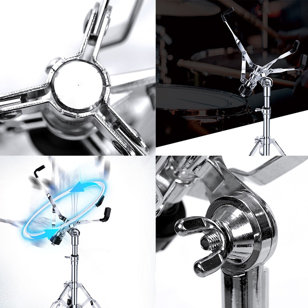US 1 Pcs Adjustable Snare Drum Stand Multiple Triangle Bracket Hardware Holder