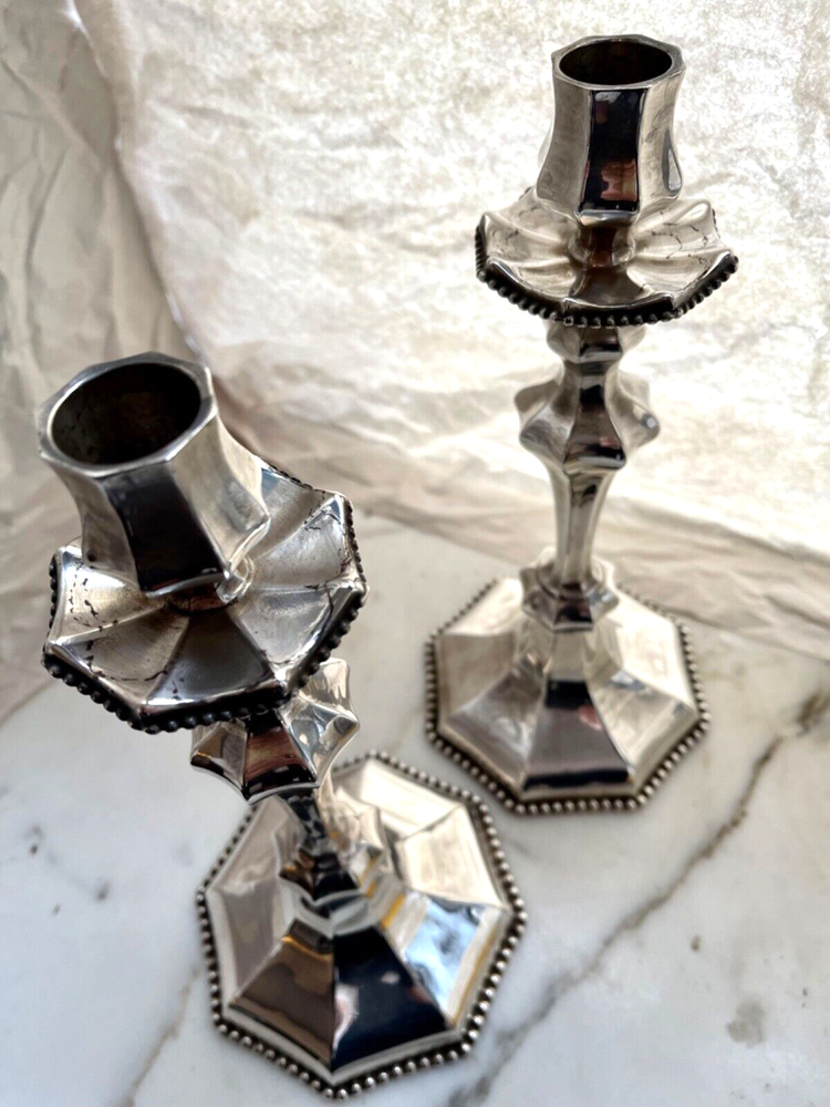 REED & BARTON VINTAGE No 737 Candlestick Pair