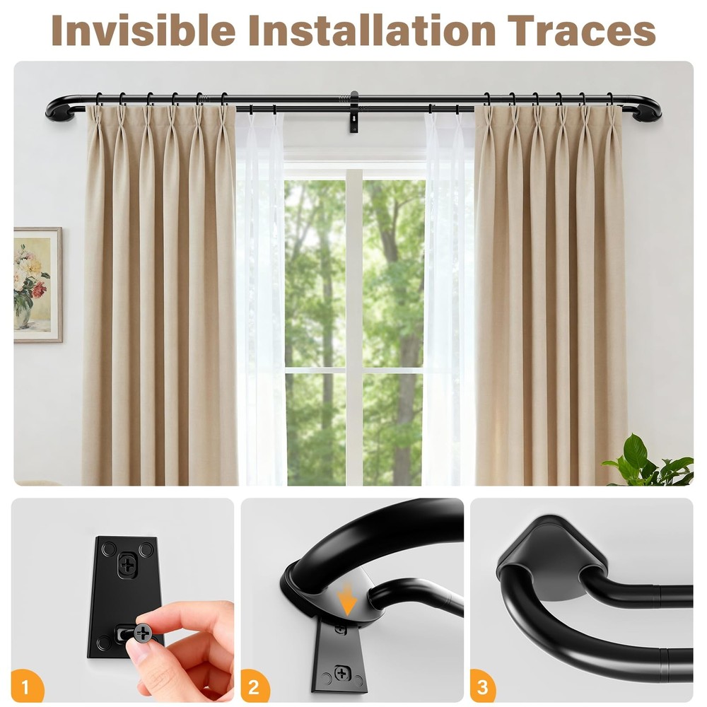 Double Curtain Rods